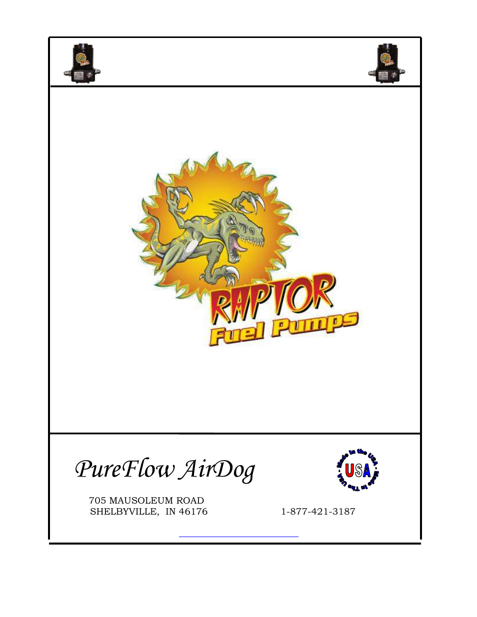 PureFlow AirDog RP-150 - Dodge Cummins 1989-1993 User Manual | 17 pages