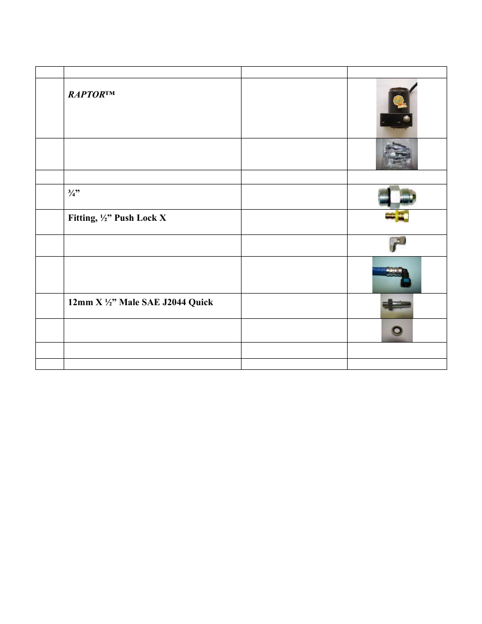 Parts list | PureFlow AirDog FRRP-100 - Dodge Cummins 1998.5-2002 User Manual | Page 4 / 11