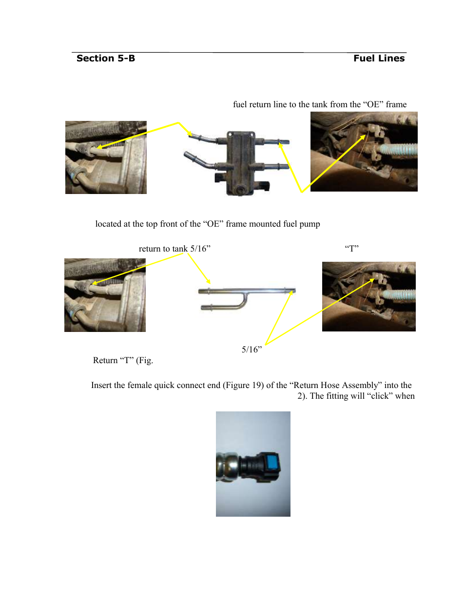 Installing the airdog, Ii air/vapor return line | PureFlow AirDog DF-165 - 6.0L Ford 2003-2007 User Manual | Page 12 / 23