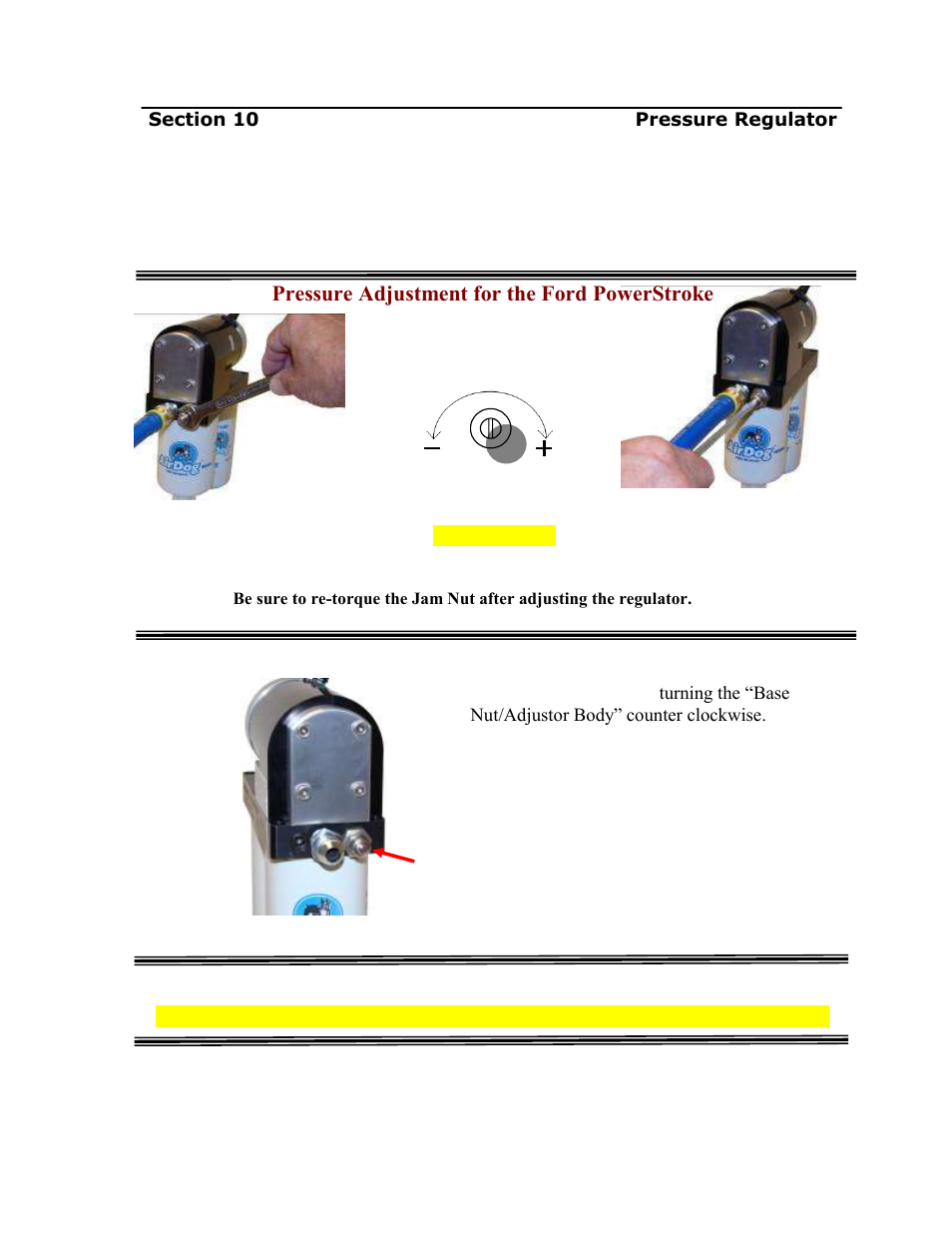 PureFlow AirDog DF-165 - 6.0L Ford 2003-2007 User Manual | Page 20 / 23