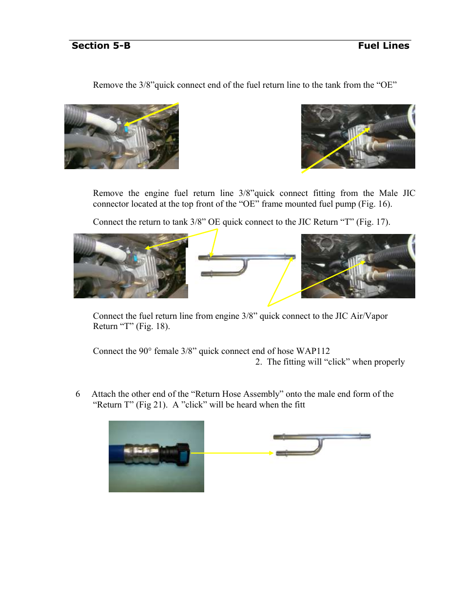 Installing the airdog, Ii air/vapor return line | PureFlow AirDog DF-165 - 6.4L Ford 2008-2010 User Manual | Page 12 / 22