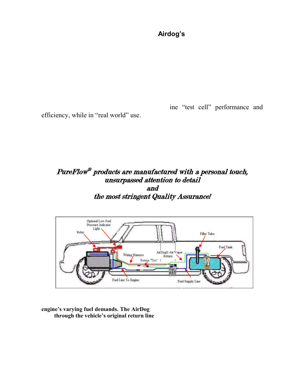 Pureflow | PureFlow AirDog DF-165 - 6.4L Ford 2008-2010 User Manual | Page 3 / 22