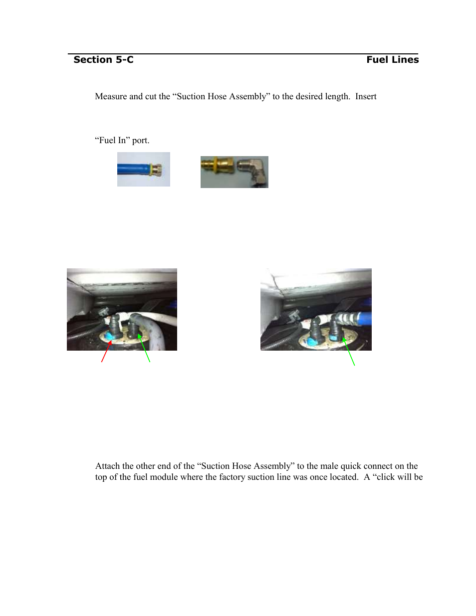 Fuel suction line for airdog | PureFlow AirDog DF-165 - 6.7L Ford 2011-2012 User Manual | Page 13 / 22