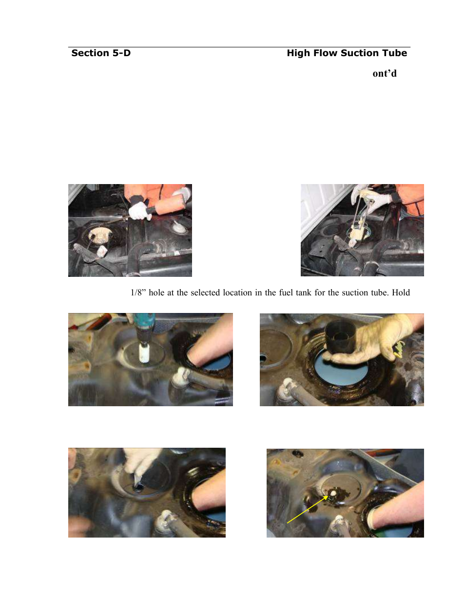 Installing the high flow suction tube, c | PureFlow AirDog FP-150 - 6.0L Ford 2003-2007 User Manual | Page 15 / 25