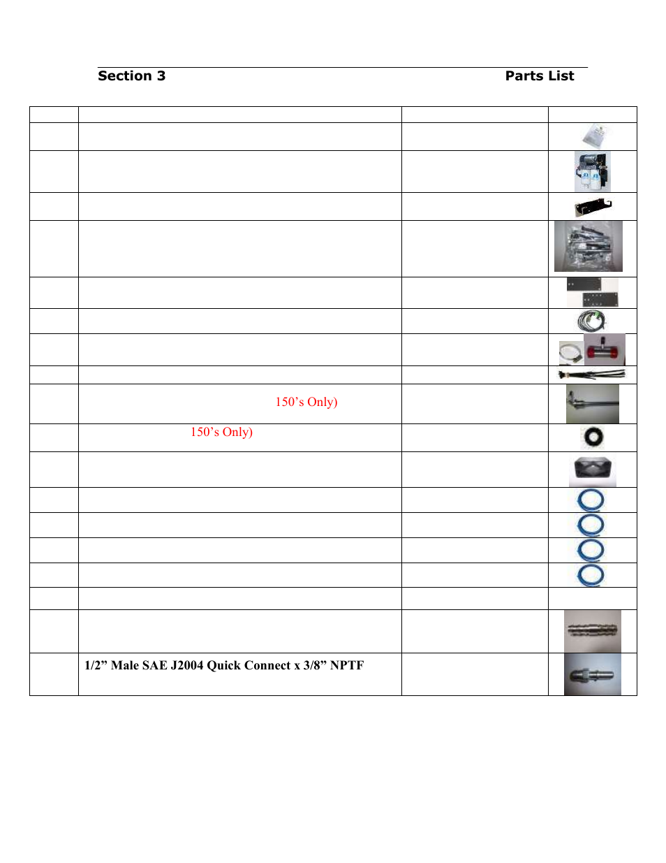 Powerstroke parts list, Airdog | PureFlow AirDog FP-150 - 6.0L Ford 2003-2007 User Manual | Page 7 / 25