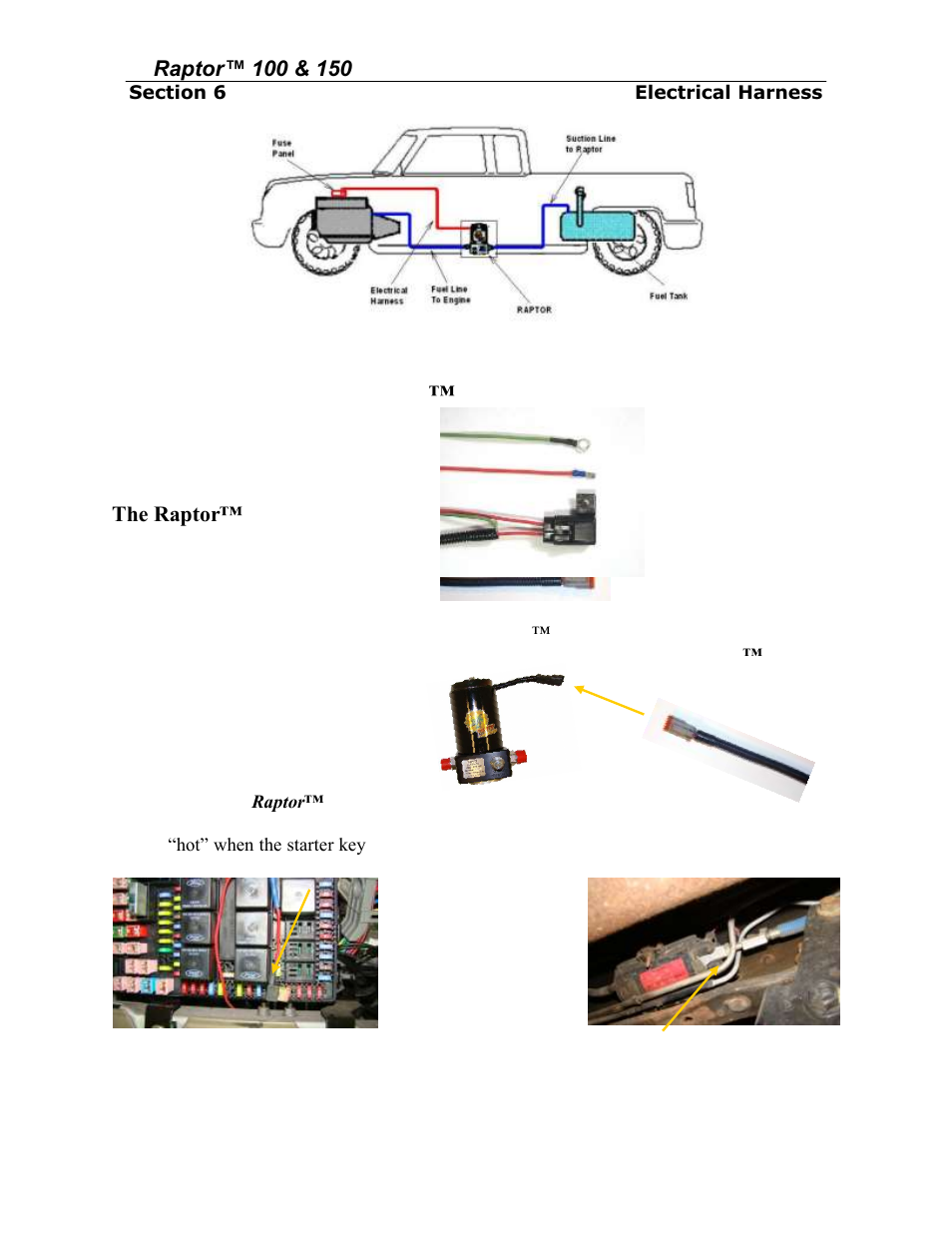 Installing the raptor™ fuel pump wiring harness | PureFlow AirDog RP-150 - 7.3L Ford 1999-2003 User Manual | Page 13 / 16