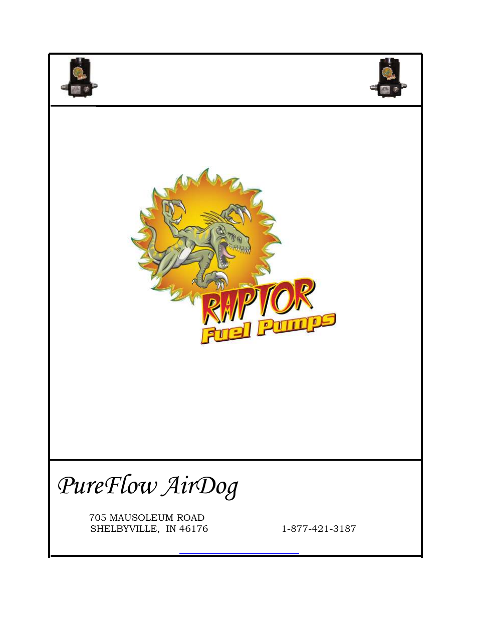 PureFlow AirDog RP-150 - 6.0L Ford 2003-2007 User Manual | 15 pages