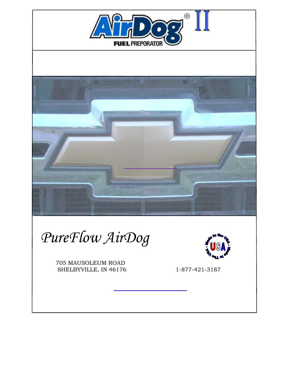 PureFlow AirDog DF-165 - GM 1992-2000 User Manual | 24 pages