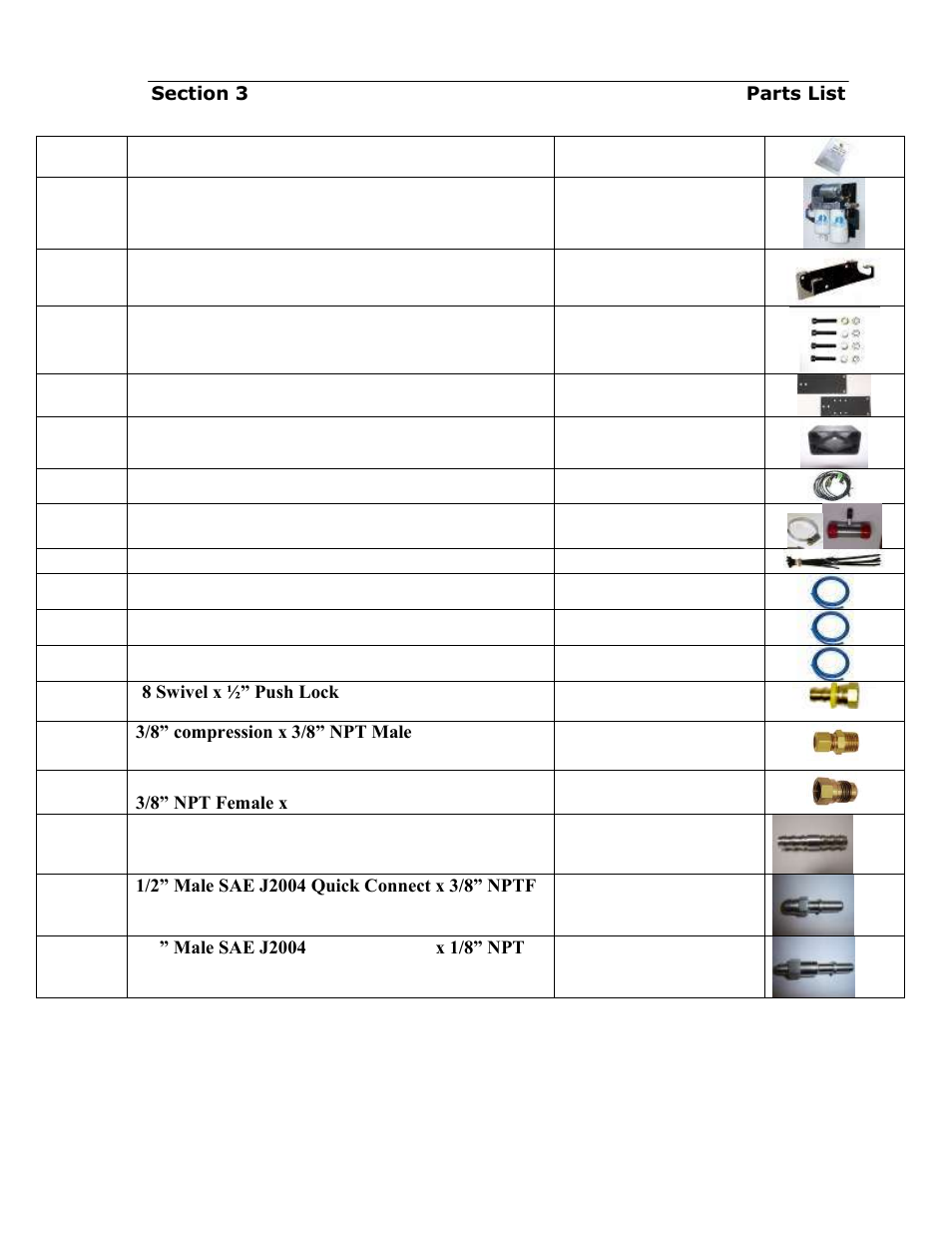 Parts list, Airdog | PureFlow AirDog DF-165 - GM 1992-2000 User Manual | Page 7 / 24