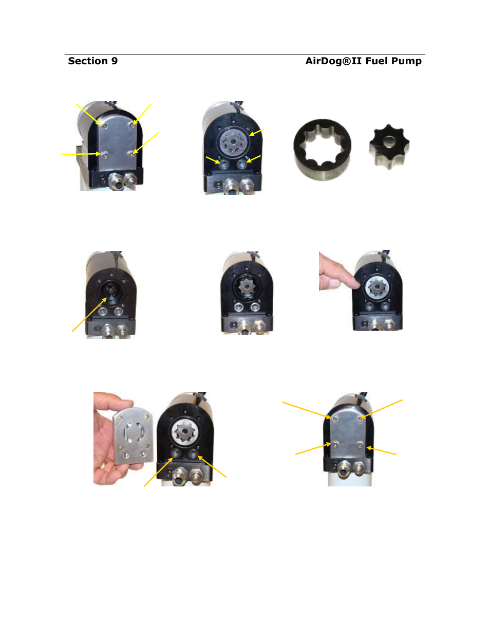 Cleaning debris from the gerotor assembly | PureFlow AirDog DF-165-4G - GM Duramax 2015+ User Manual | Page 19 / 23