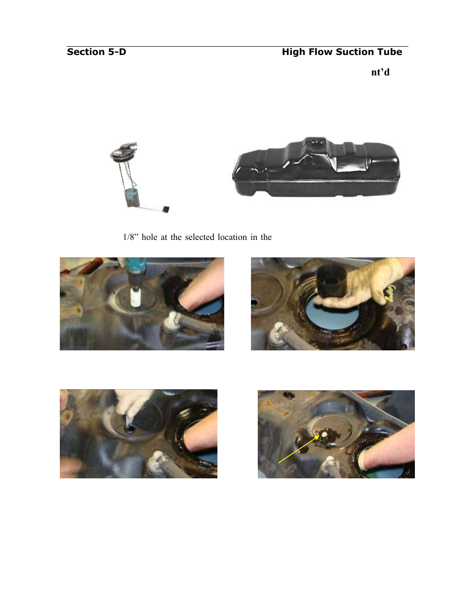 Installing the high flow suction tube | PureFlow AirDog FP-150 - GM Duramax 2001-2010 User Manual | Page 16 / 26