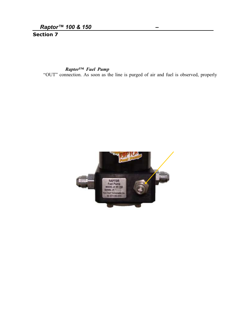 Initial start procedure, Final check list, Lock nut | PureFlow AirDog RP-150 - GM 1992-2000 User Manual | Page 14 / 16