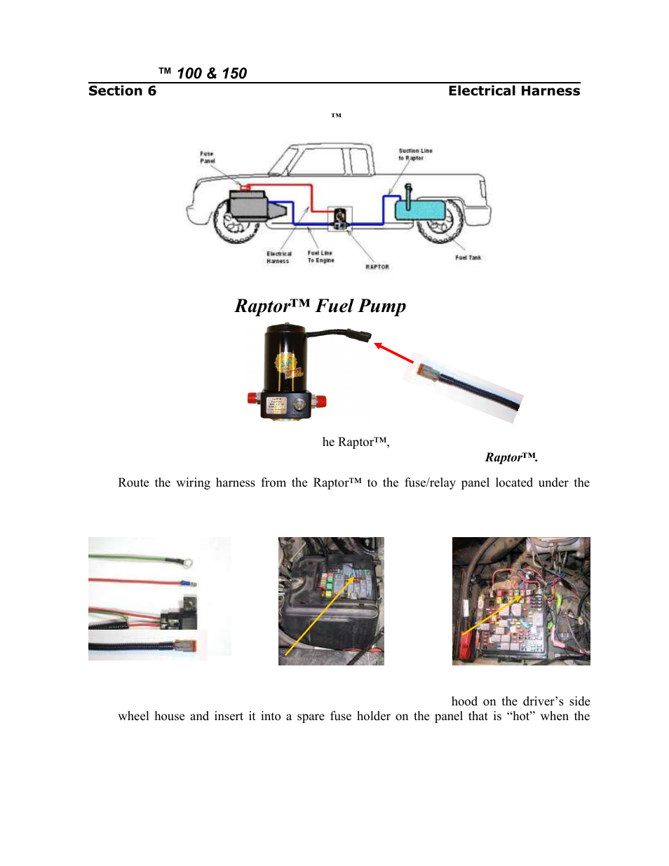 Installing the raptor™ fuel pump wiring harness | PureFlow AirDog RP-150 - GM Duramax 2001-2010 User Manual | Page 14 / 17