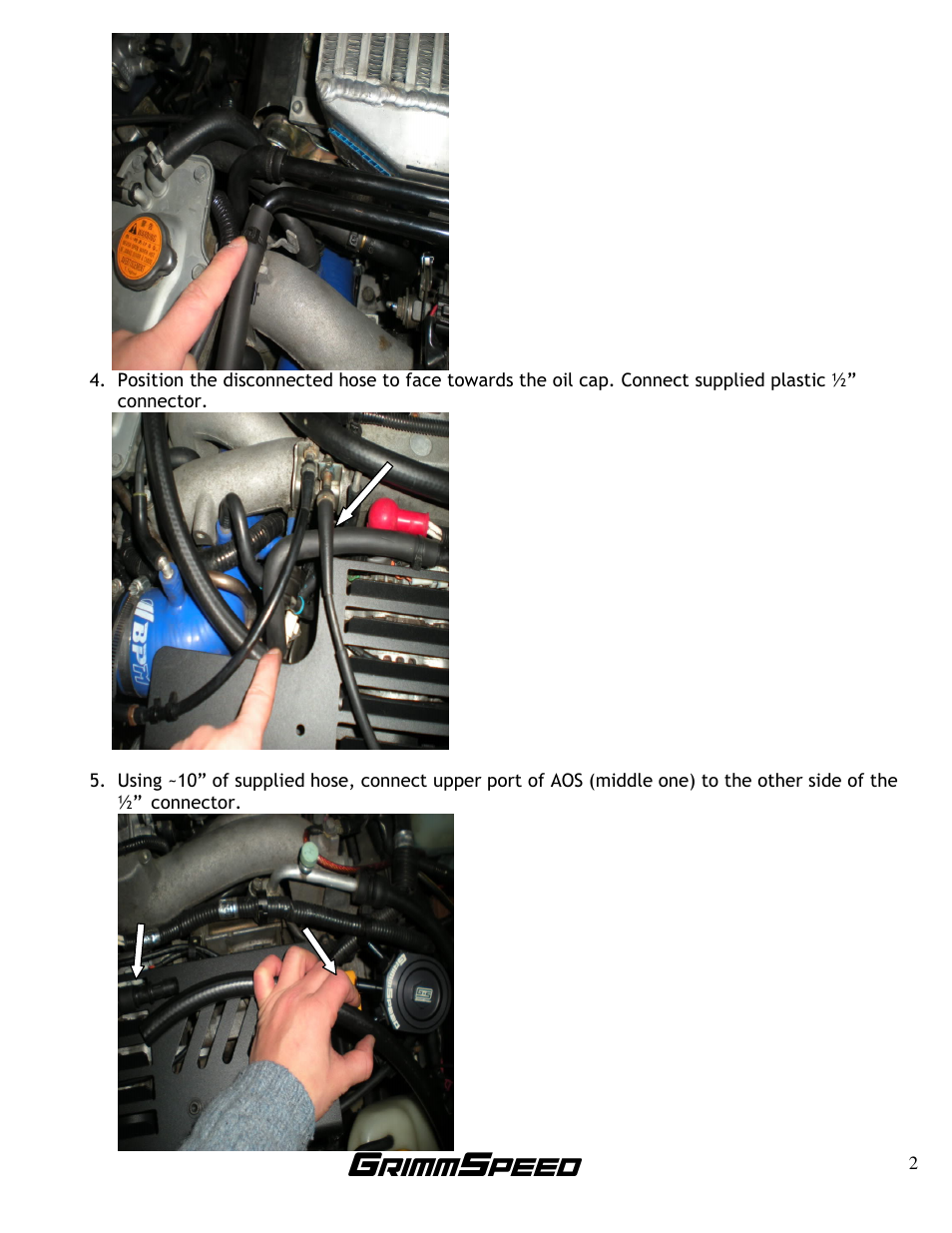 GrimmSpeed 02-07 WRX/STi AOS User Manual | Page 2 / 4