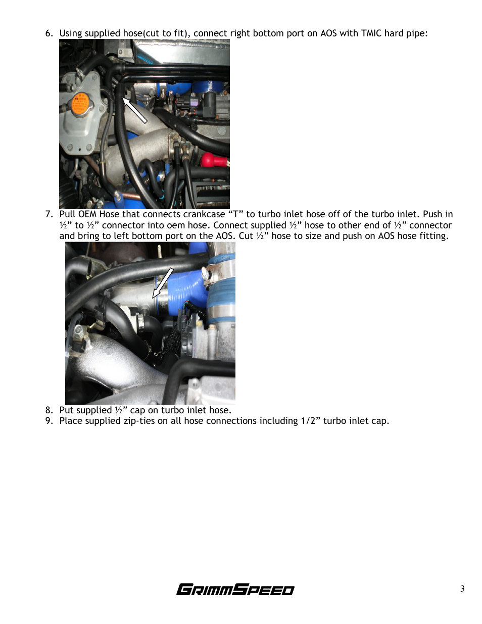 GrimmSpeed 02-07 WRX/STi AOS User Manual | Page 3 / 4