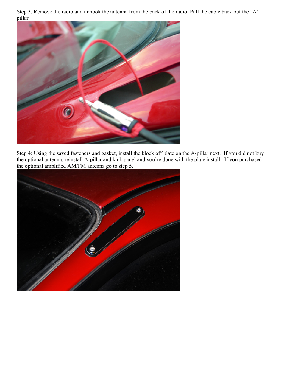 GrimmSpeed Antenna Delete Plate User Manual | Page 2 / 4