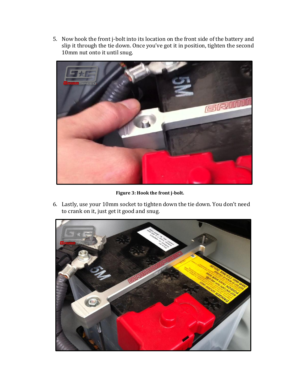 GrimmSpeed Battery Tie Down User Manual | Page 3 / 3