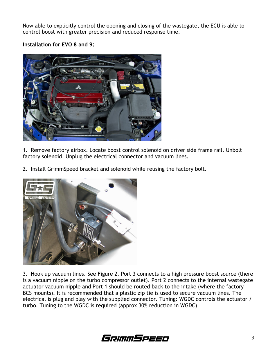 GrimmSpeed Electronic Boost Controller EVO User Manual | Page 3 / 6