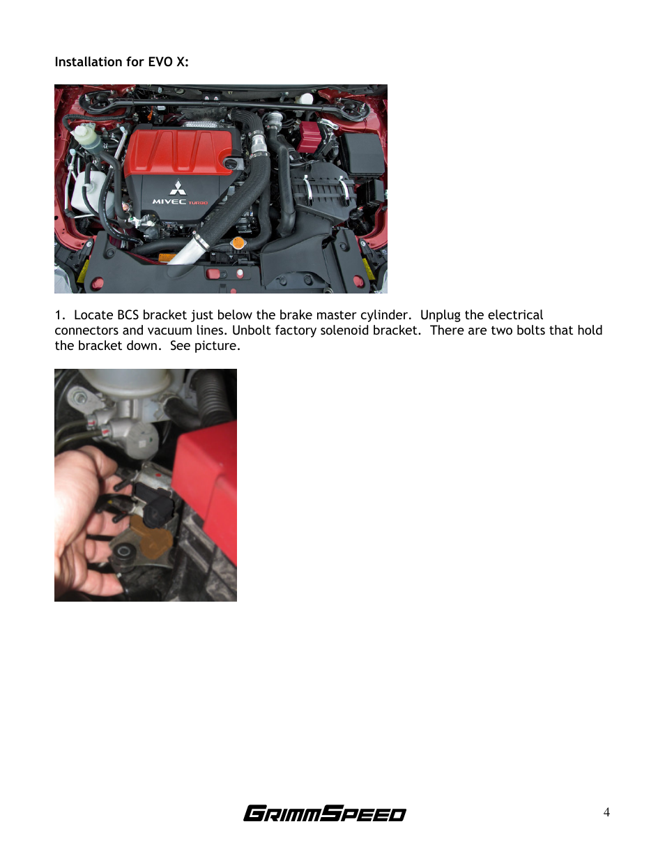 GrimmSpeed Electronic Boost Controller EVO User Manual | Page 4 / 6