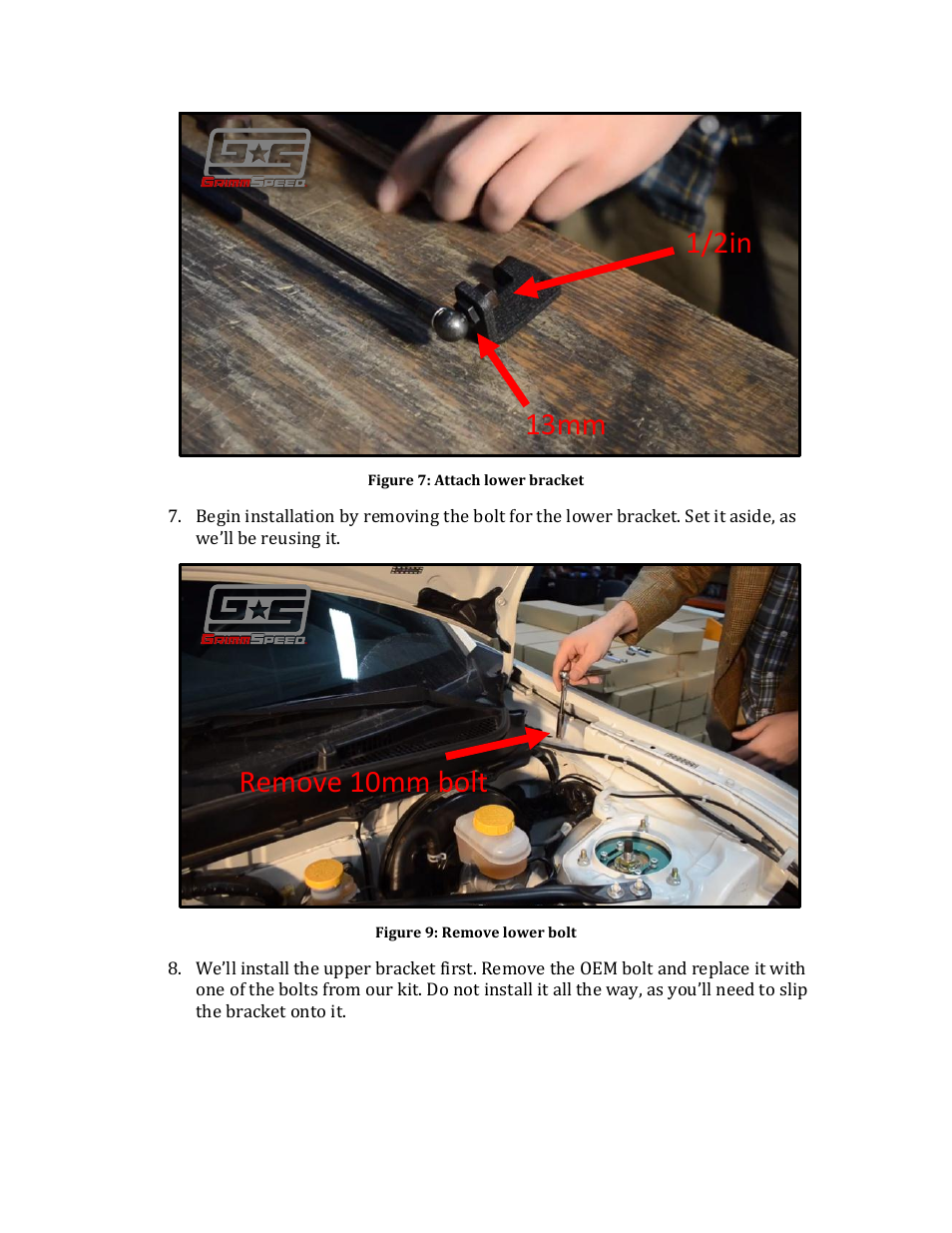GrimmSpeed Hood Struts User Manual | Page 4 / 7
