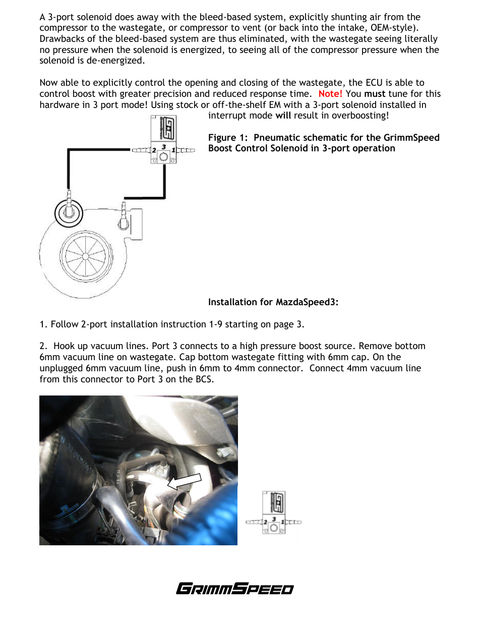 GrimmSpeed Mazdaspeed Electronic Boost Controller User Manual | Page 8 / 11