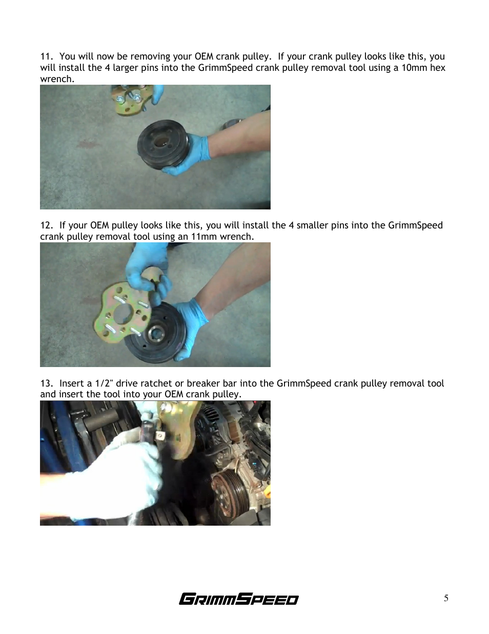 GrimmSpeed Subaru Lightweight Crank Pulley User Manual | Page 5 / 14