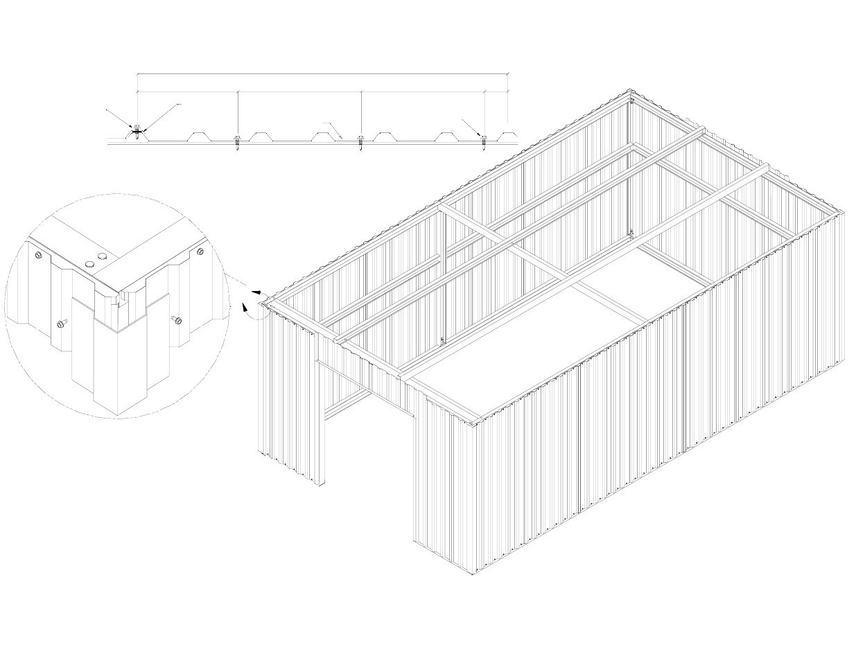 Corn er trim | Mueller 12x21 DIY KIT FOR SLAB User Manual | Page 18 / 25