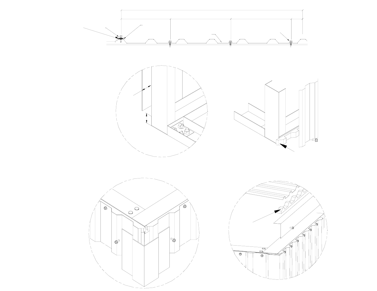 Back side view, Foam closure | Mueller 12x21 DIY KIT FOR SLAB User Manual | Page 3 / 25