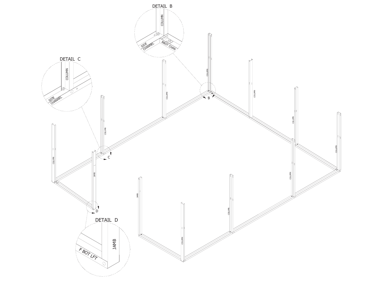 Detail d | Mueller 24x24 DIY KIT FOR SLAB User Manual | Page 10 / 24