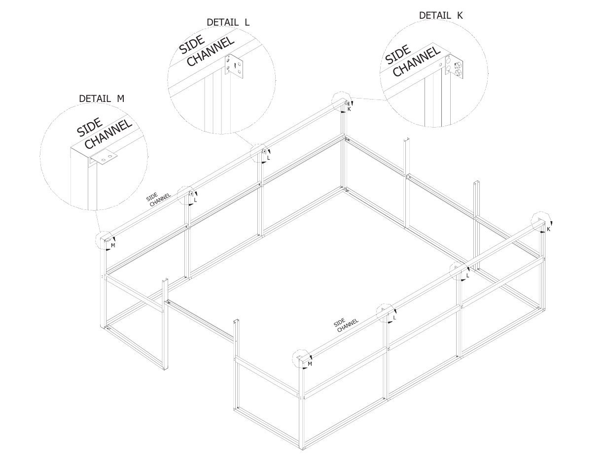 Sid e ch an ne l | Mueller 24x24 DIY KIT FOR SLAB User Manual | Page 13 / 24