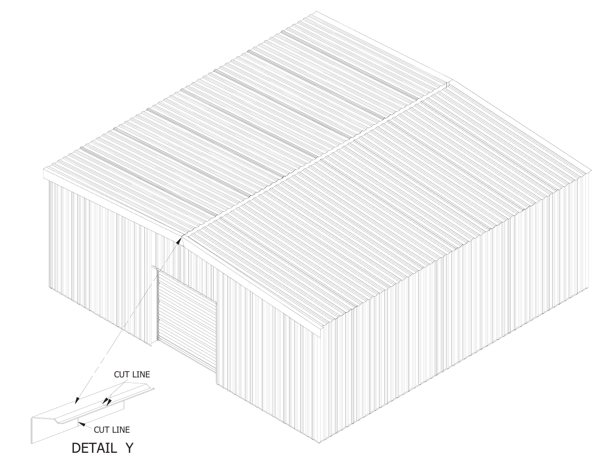 Detail y | Mueller 24x24 DIY KIT FOR SLAB User Manual | Page 19 / 24