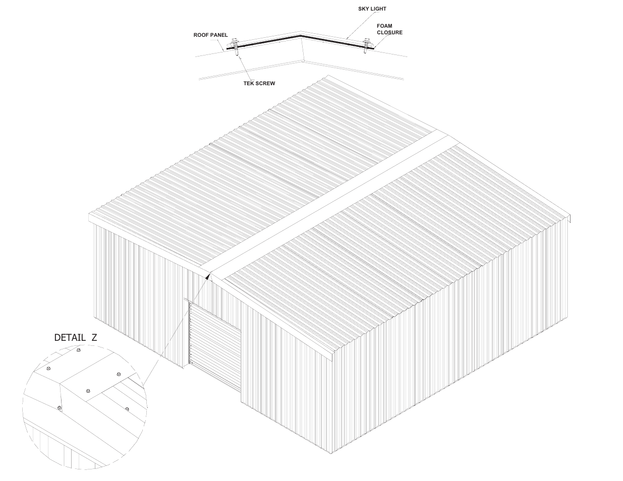 Detail z | Mueller 24x24 DIY KIT FOR SLAB User Manual | Page 20 / 24