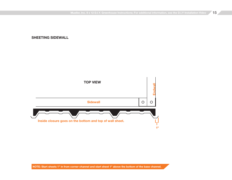 Mueller 9x12 D.I.Y. Greenhouse User Manual | Page 15 / 23
