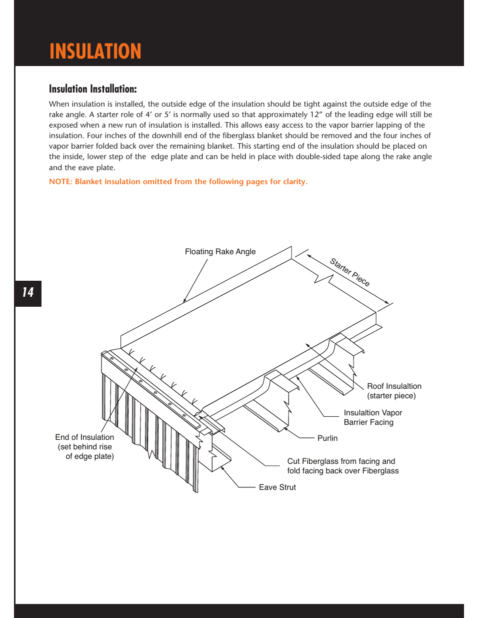 Insulation, Insulation installation | Mueller Snap Lock (MSL) User Manual | Page 14 / 44
