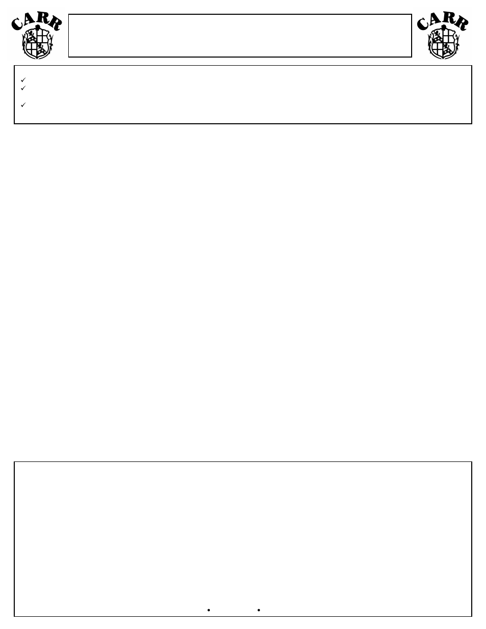 Hd-18 tube step installation instructions | CARR 301101 HD-18” Tube Step User Manual | Page 2 / 2