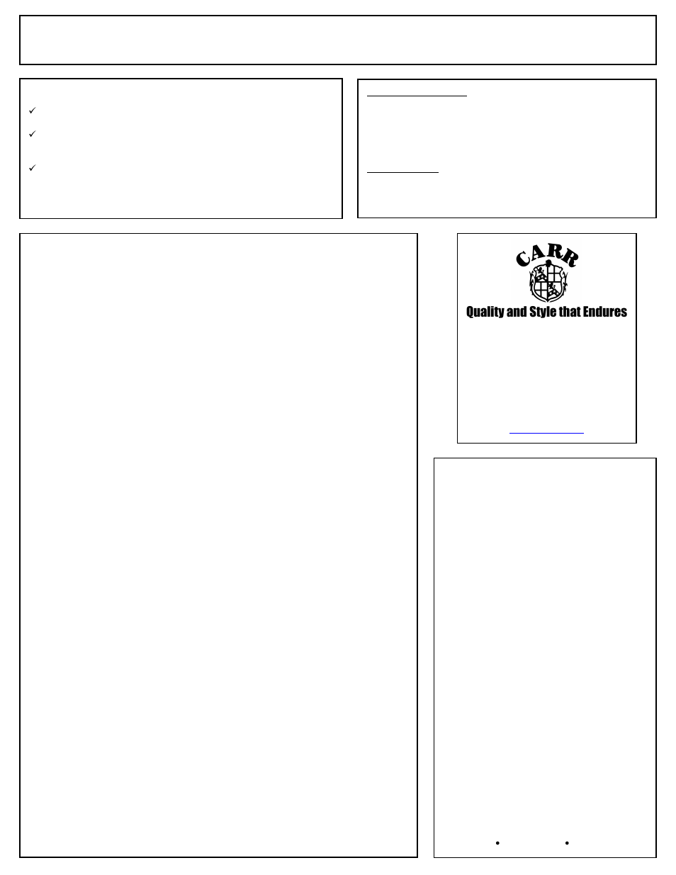 CARR 301871 HD 18” Tube Step User Manual | 2 pages