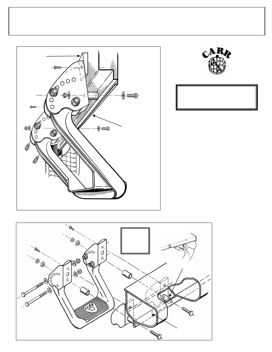 Hoop ii multi-mount step installation instructions | CARR 103994 Hoop II Multi-Mount Step User Manual | Page 4 / 4