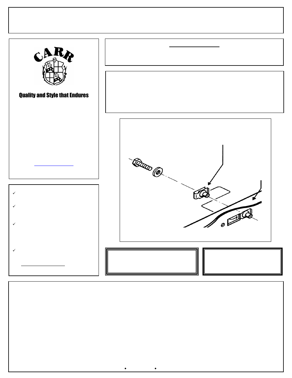 CARR 125004 No-Drill Super Hoop Step User Manual | 2 pages