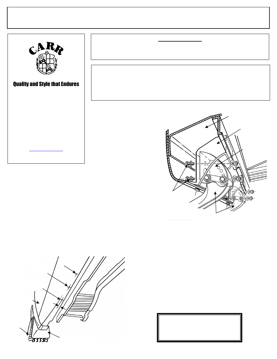 CARR 124994 Super Hoop Multi-Mount Step User Manual | 2 pages