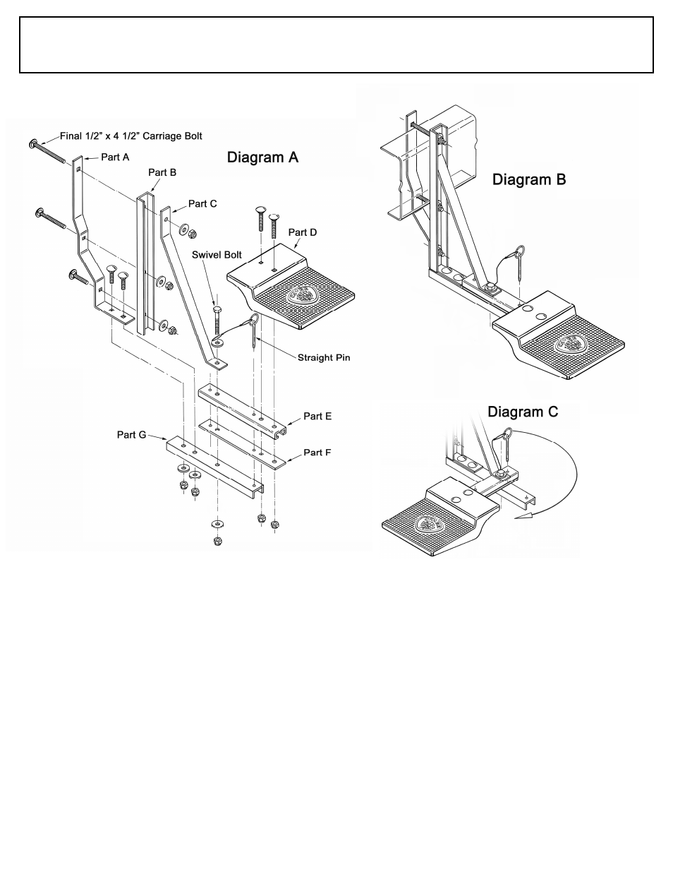 CARR 171004 Tool Box Step User Manual | 2 pages