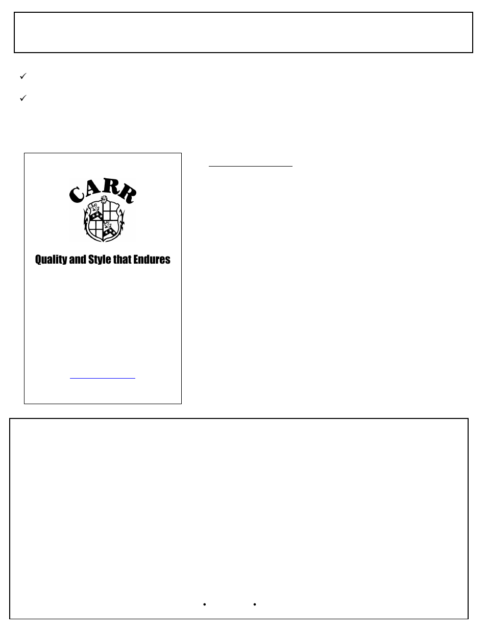 CARR 172004 Tool Box Step User Manual | 2 pages