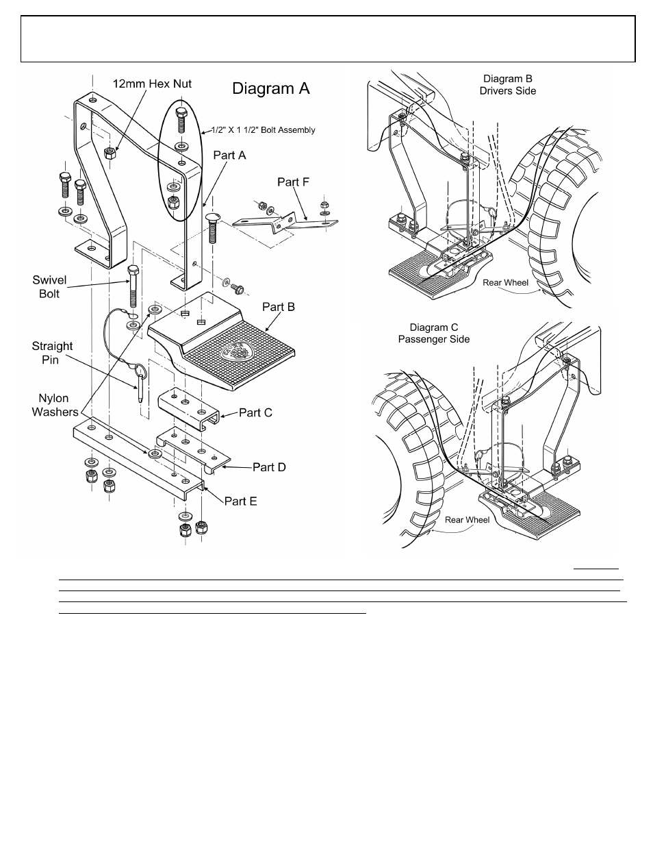 Ford f-150 tool box step installation instructions | CARR 172004 Tool Box Step User Manual | Page 2 / 2