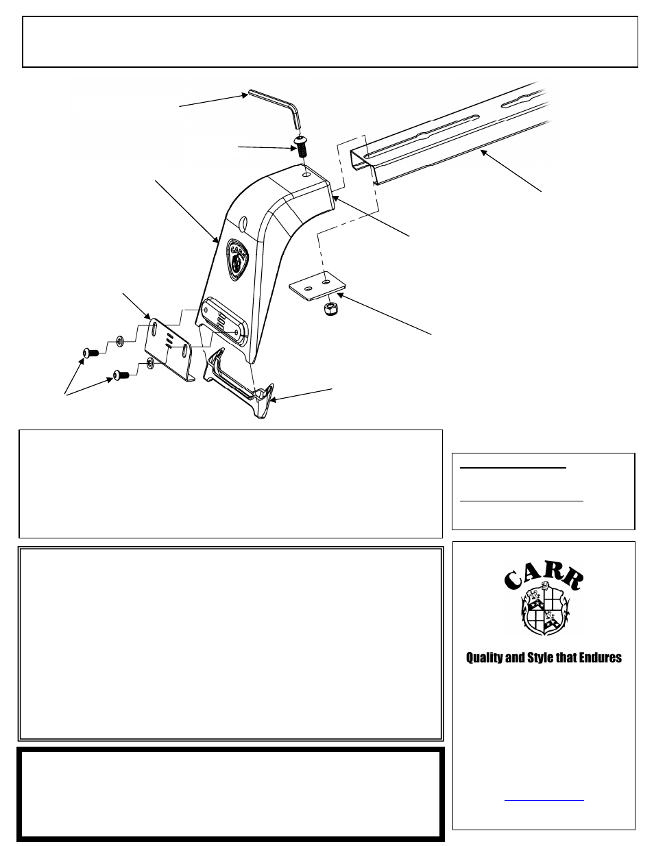 CARR 210344 Light Bar User Manual | 2 pages