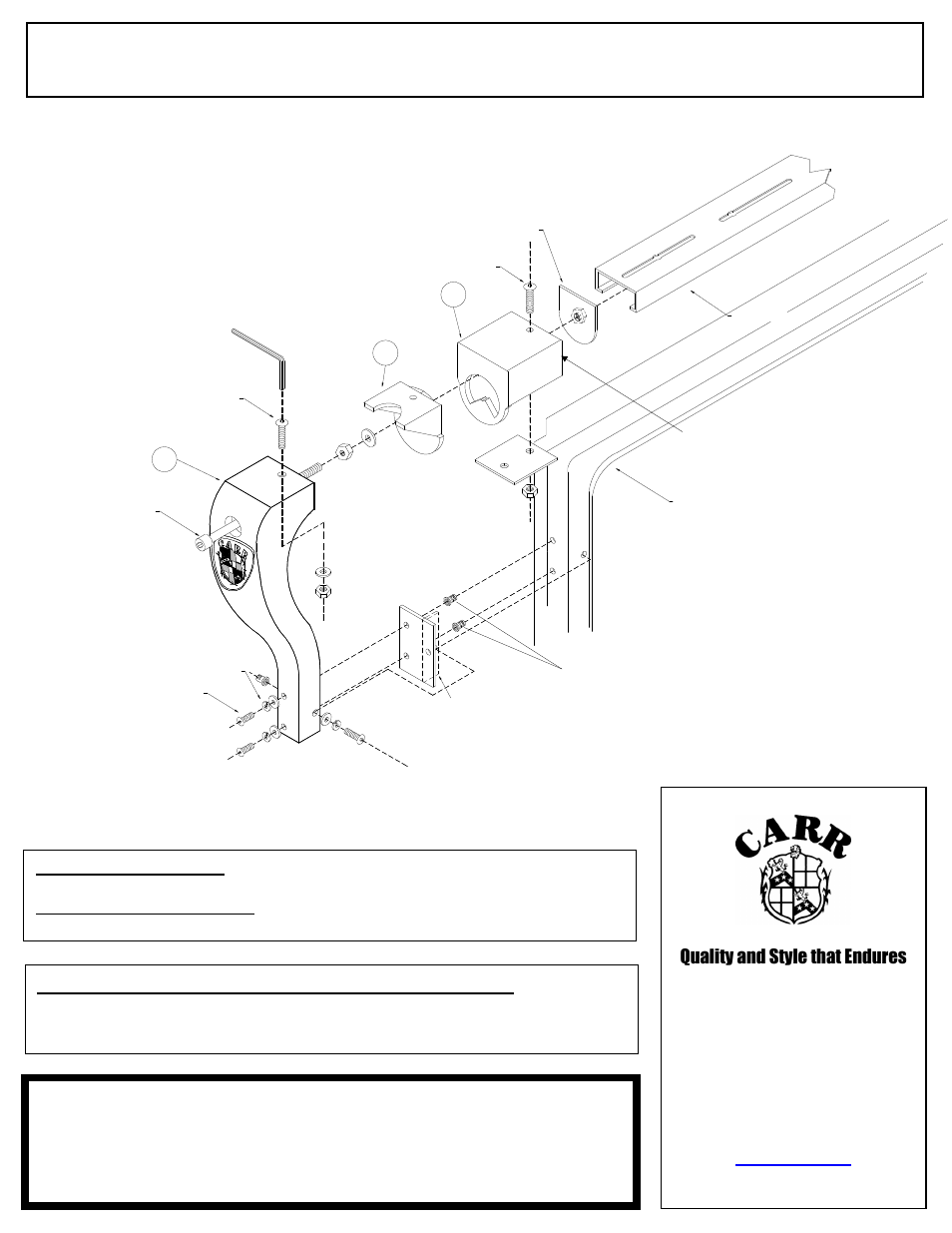 CARR 210914 Rota Light Bar User Manual | 2 pages