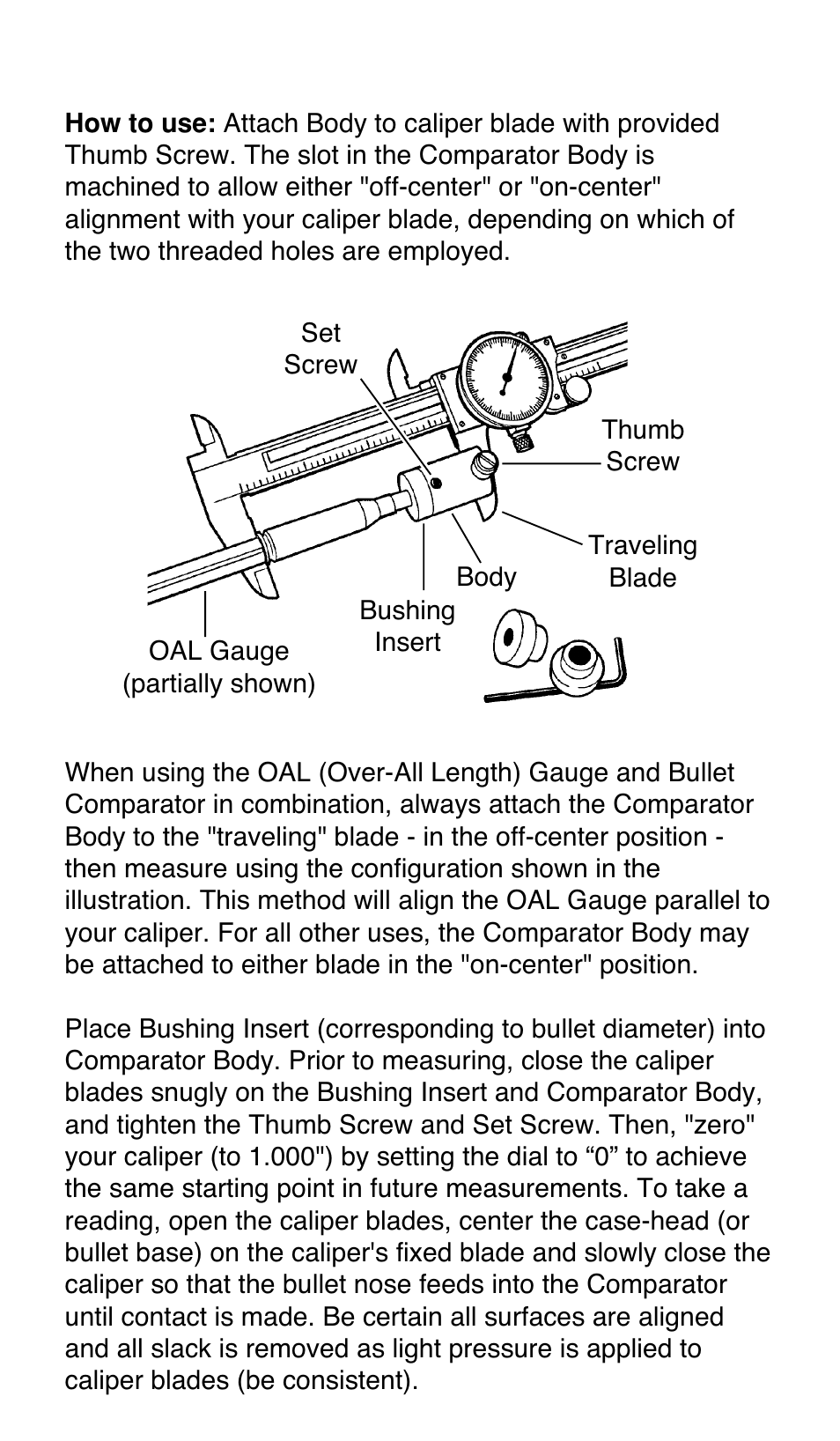 Hornady Bullet Comparator User Manual | Page 2 / 3