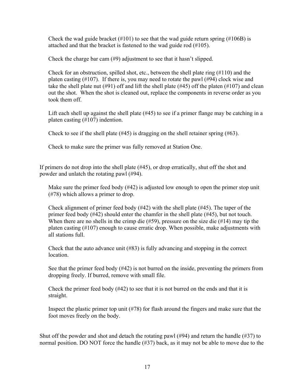 Hornady 366 AP Loader User Manual | Page 17 / 23