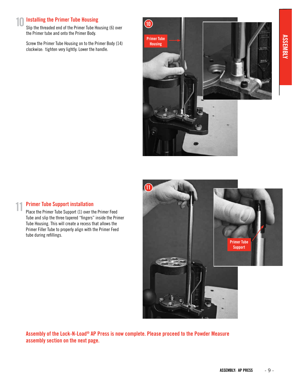 Hornady Lock-N-Load AP User Manual | Page 9 / 32