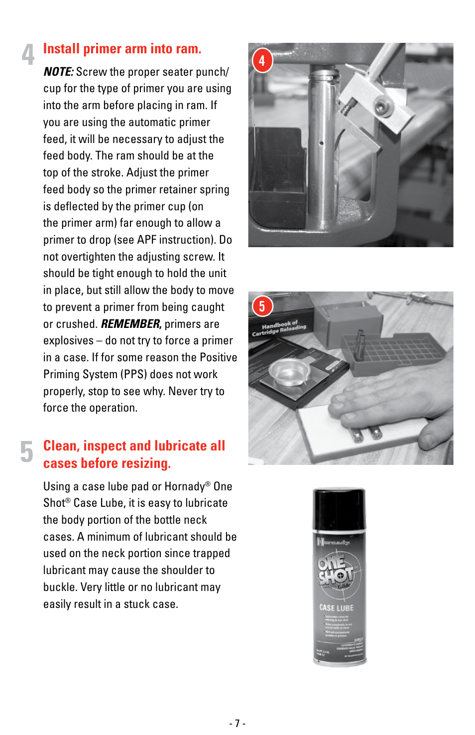Hornady Lock-N-Load Classic Press User Manual | Page 7 / 12