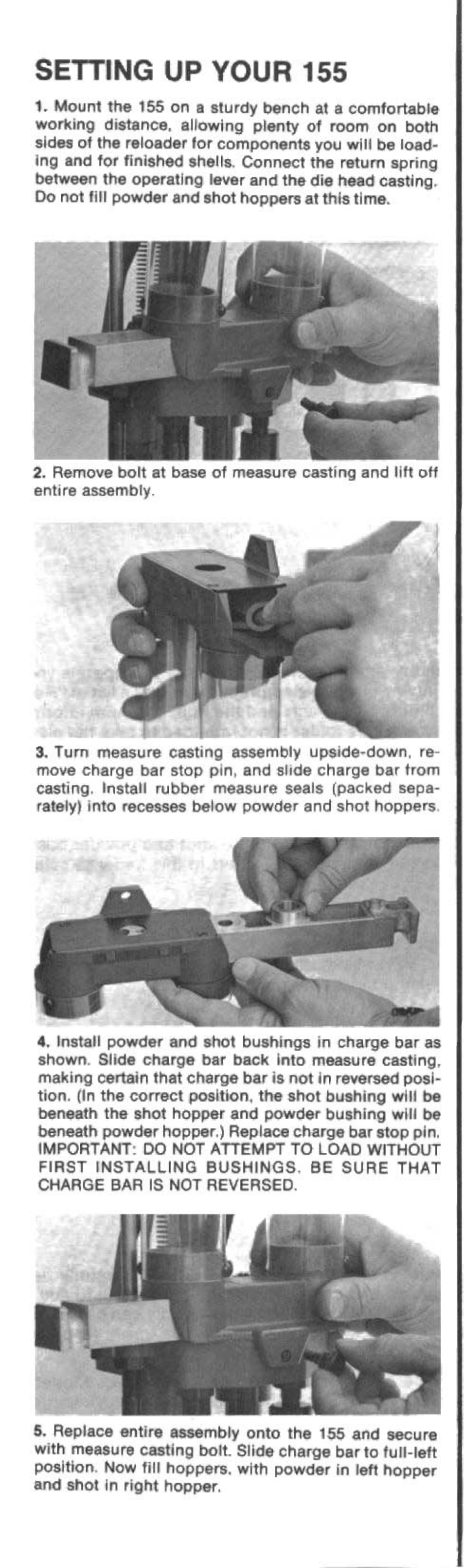 Pacific 155 shotshell reloader pg 2.pdf | Hornady 155 Shotshell Reloader User Manual | Page 2 / 7