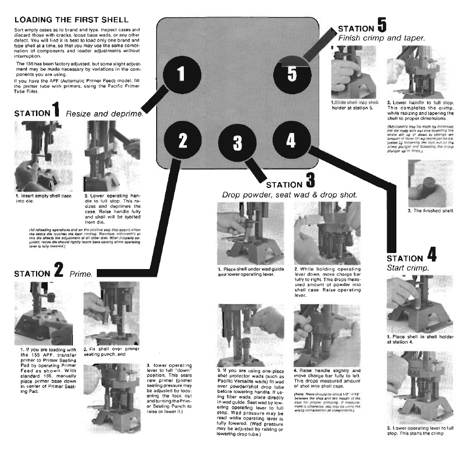 Pacific 155 shotshell reloader pg 3.pdf | Hornady 155 Shotshell Reloader User Manual | Page 3 / 7